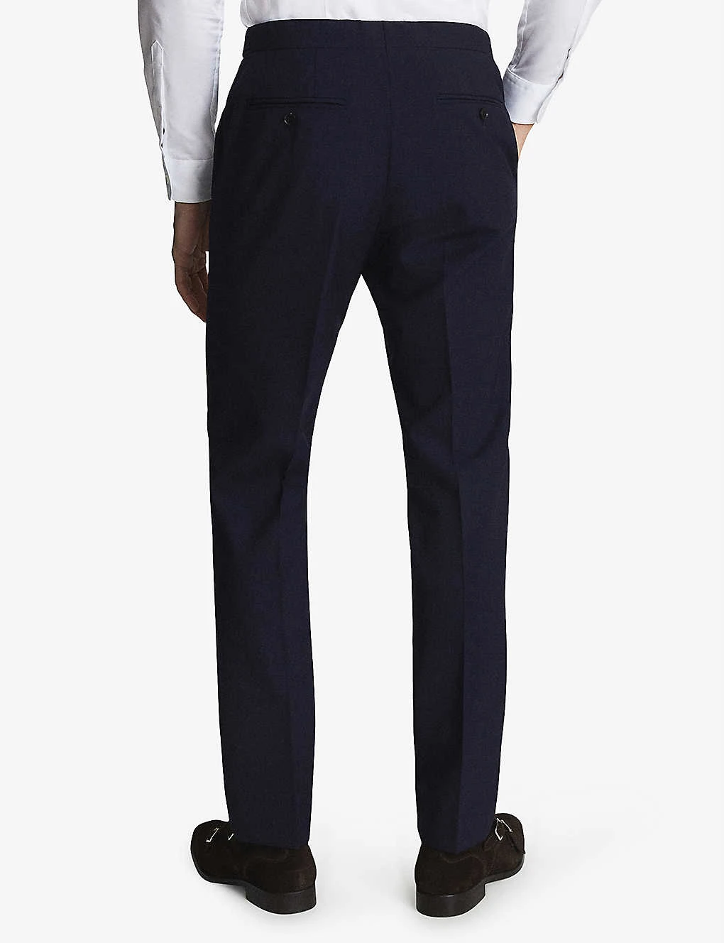Reiss Bold Regular-fit Straight-leg Wool Suit Trousers 4 Reiss Bold Regular-fit Straight-leg Wool Suit Trousers - Image 4