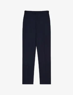 Reiss Bold Regular-fit Straight-leg Wool Suit Trousers