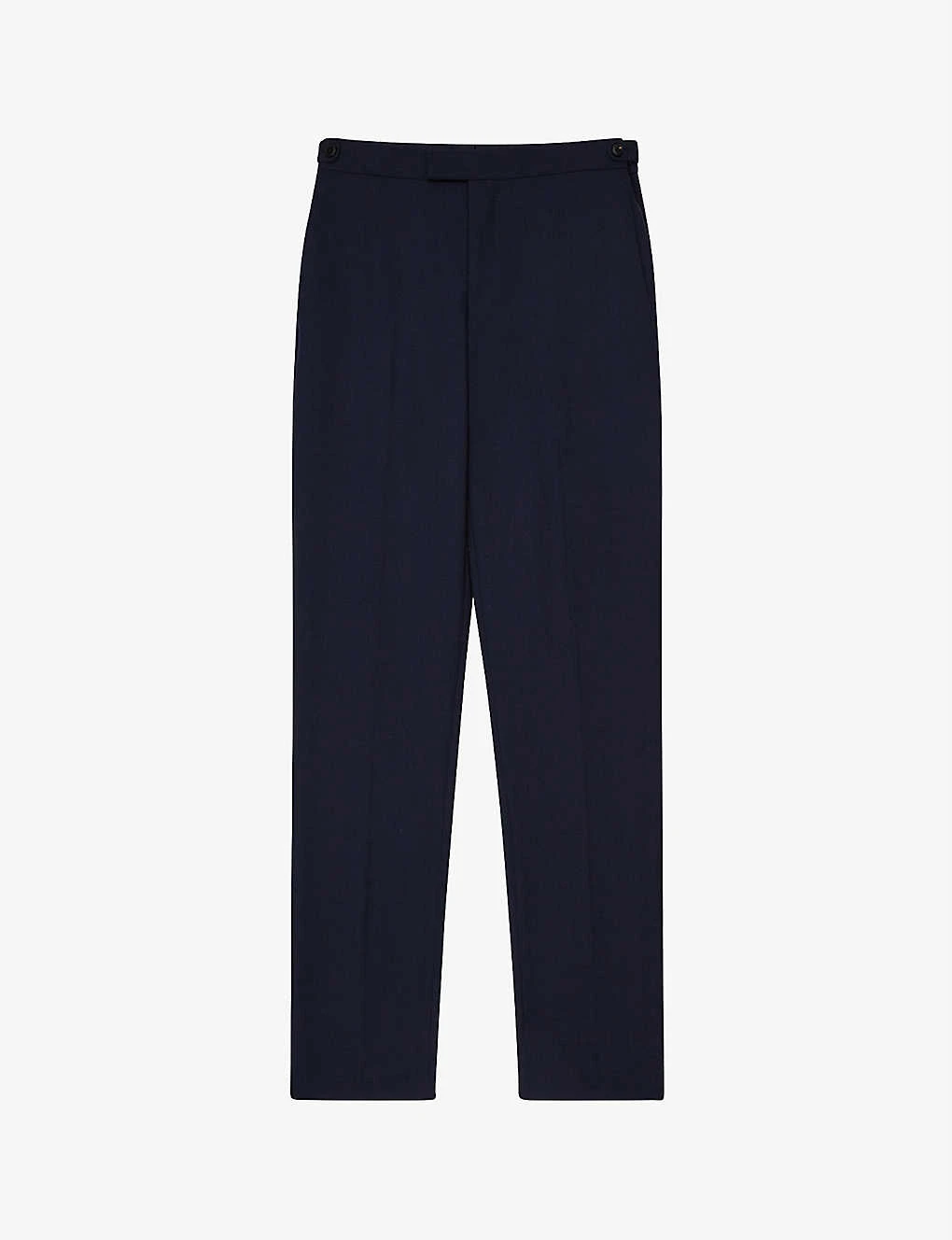 Reiss Bold Regular-fit Straight-leg Wool Suit Trousers 1 Reiss Bold Regular-fit Straight-leg Wool Suit Trousers