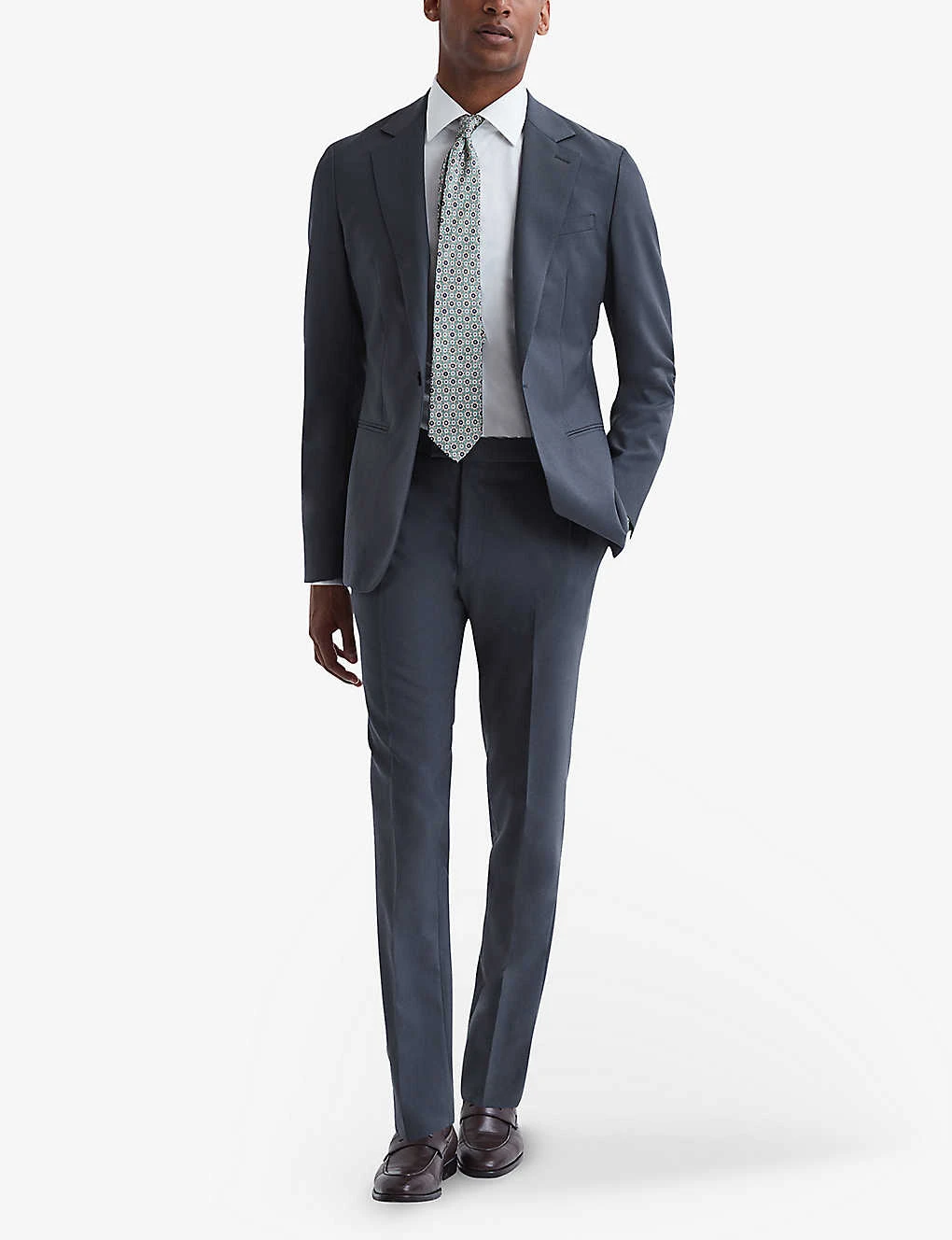 Reiss Fine Pressed-crease Wool Trousers 2 Reiss Fine Pressed-crease Wool Trousers - Image 2