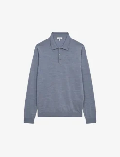 Reiss Trafford Wool Knitted Polo Shirt