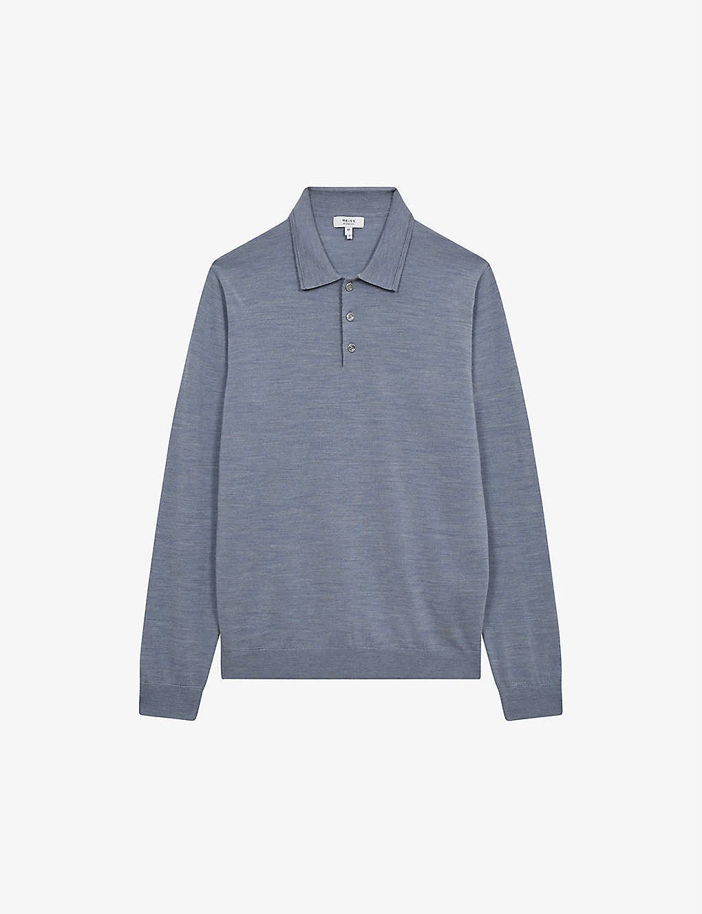 Reiss Trafford Wool Knitted Polo Shirt 1 Reiss Trafford Wool Knitted Polo Shirt