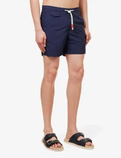ORLEBAR BROWN Standard Drawstring-waist Regular-fit Swim Shorts -Falkeis Store R03935150 NAVY ALT02