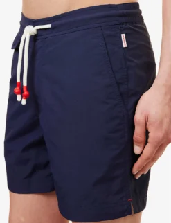 ORLEBAR BROWN Standard Drawstring-waist Regular-fit Swim Shorts -Falkeis Store R03935150 NAVY ALT04
