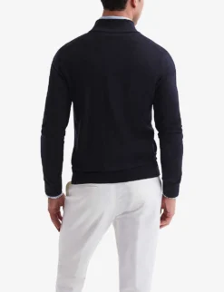 Reiss Hampshire Funnel-neck Zip-through Merino-wool Cardigan 8 Reiss Hampshire Funnel-neck Zip-through Merino-wool Cardigan -Falkeis Store R03936112 NAVY ALT03