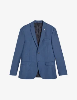 Ted Baker Camdejs Single-breasted Slim-fit Wool Suit Jacket