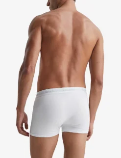 Reiss Pack Of Three Heller Stretch Organic-cotton Boxers -Falkeis Store R03962257 WHITE ALT03