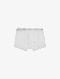 Reiss Pack Of Three Heller Stretch Organic-cotton Boxers