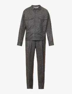 Giorgio Armani Relaxed-fit Stretch-wool Blend Suit