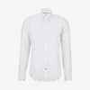 Boss Regular-fit Long-sleeved Cotton-poplin Shirt