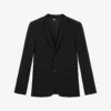 THE KOOPLES Single-breasted Slim-fit Wool Suit Jacket