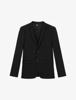 THE KOOPLES Single-breasted Slim-fit Wool Suit Jacket