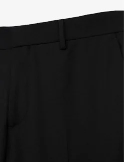 THE KOOPLES Slim-fit Straight-leg Wool Suit Trousers 9 THE KOOPLES Slim-fit Straight-leg Wool Suit Trousers -Falkeis Store R03989413 BLA01 ALT04