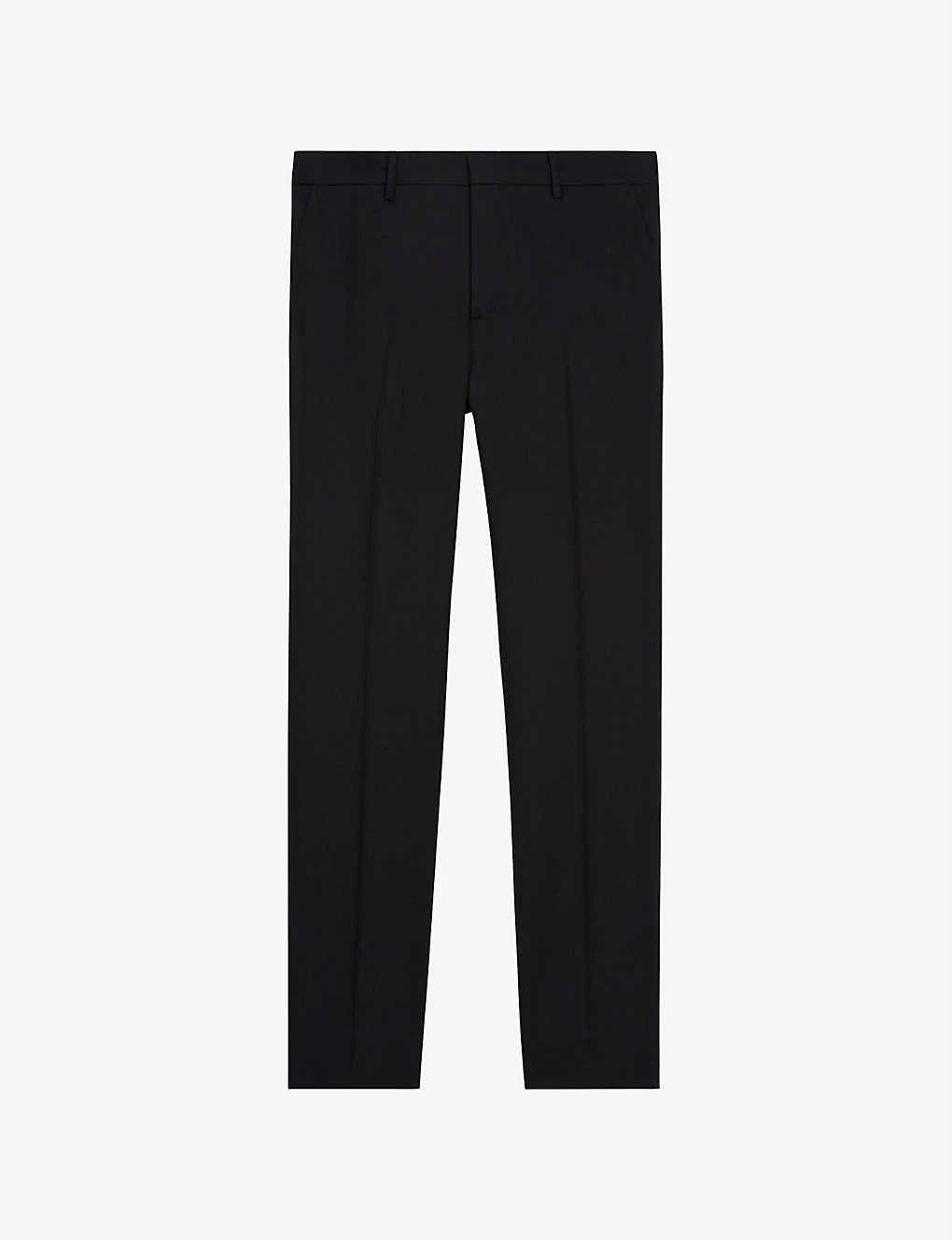 THE KOOPLES Slim-fit Straight-leg Wool Suit Trousers 1 THE KOOPLES Slim-fit Straight-leg Wool Suit Trousers