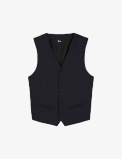 THE KOOPLES Tailored V-neck Wool Waistcoat