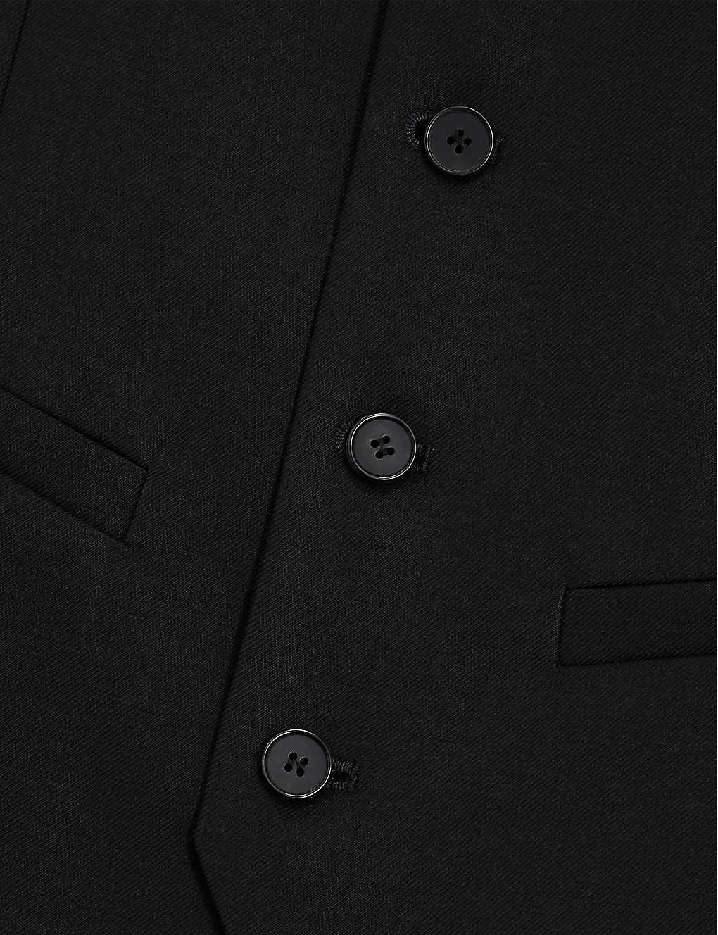 THE KOOPLES Darted-front Slim-fit Wool Waistcoat 2 THE KOOPLES Darted-front Slim-fit Wool Waistcoat - Image 2