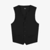 THE KOOPLES Darted-front Slim-fit Wool Waistcoat
