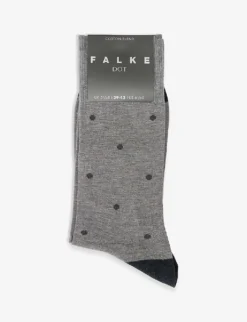 Falke Dotted Cotton-blend Socks