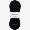 Calvin Klein Logo-print Pack Of Two Stretch-cotton Blend Liner Socks