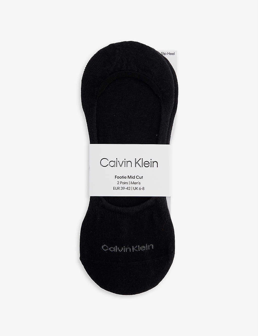 Calvin Klein Logo-print Pack Of Two Stretch-cotton Blend Liner Socks 1 Calvin Klein Logo-print Pack Of Two Stretch-cotton Blend Liner Socks