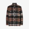 AllSaints Caribou Checked Oversized-fit Woven Shirt