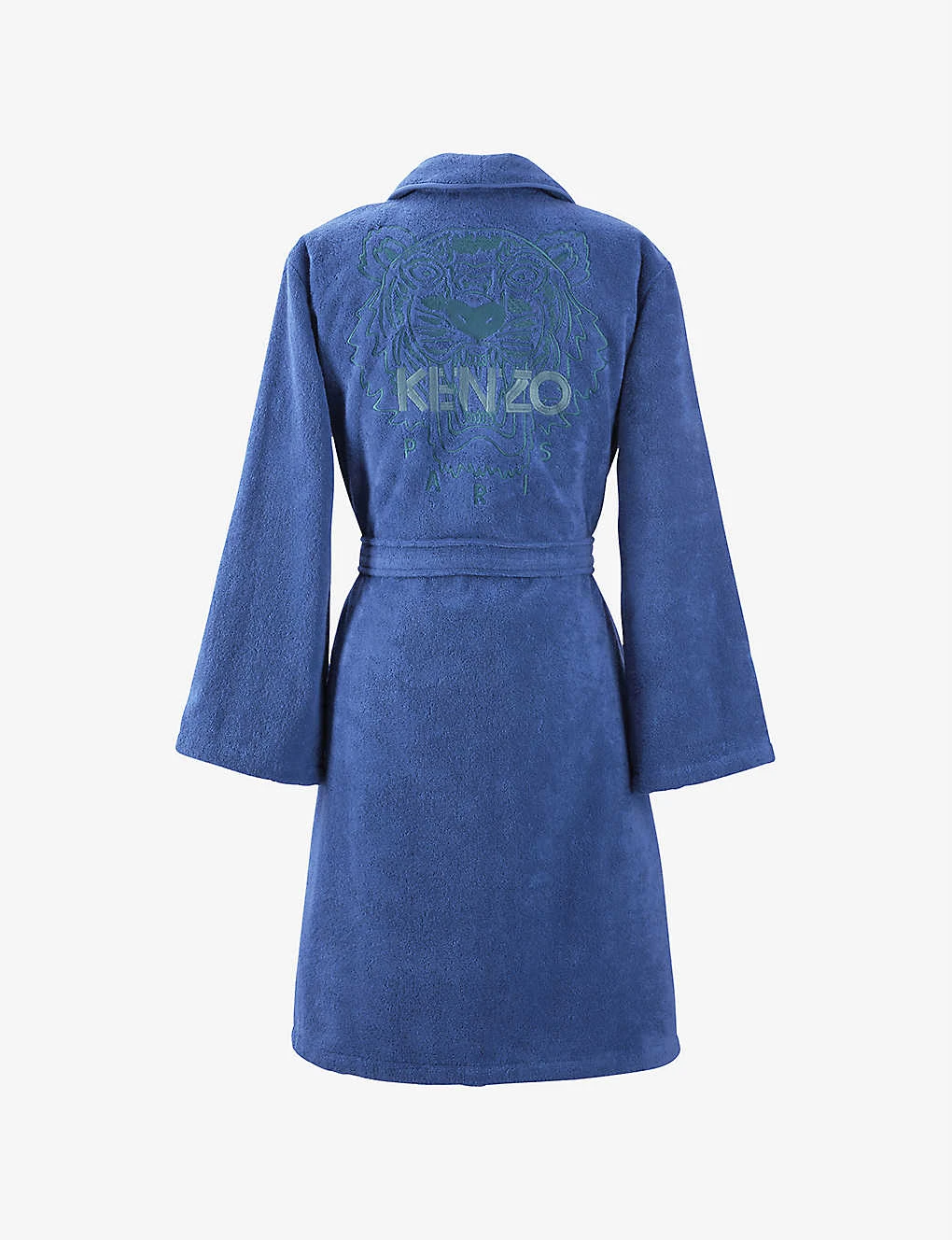 Kenzo K Icon22 Logo-embroidered Cotton Bathrobe 2 Kenzo K Icon22 Logo-embroidered Cotton Bathrobe - Image 2