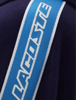 Lacoste LActive Hooded Organic Cotton-jersey Bath Robe 10 Lacoste LActive Hooded Organic Cotton-jersey Bath Robe -Falkeis Store R04004039 MARINE ALT04