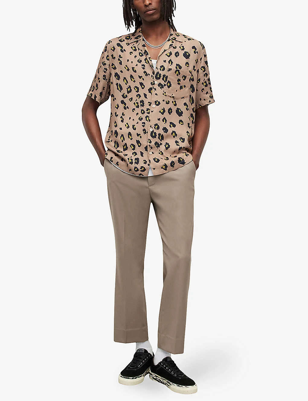 AllSaints Manado Leopard-print Woven Shirt 2 AllSaints Manado Leopard-print Woven Shirt - Image 2