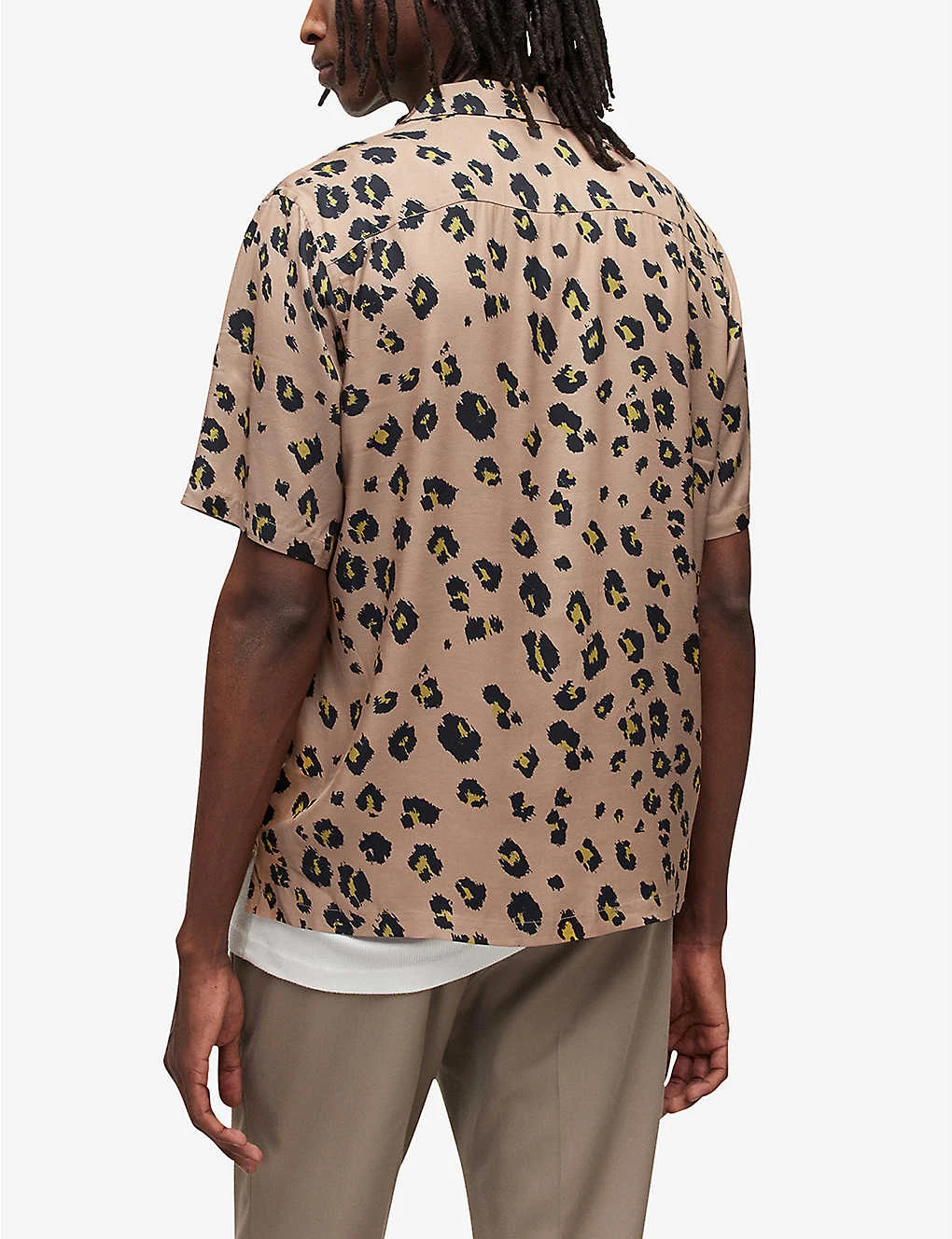 AllSaints Manado Leopard-print Woven Shirt 4 AllSaints Manado Leopard-print Woven Shirt - Image 4