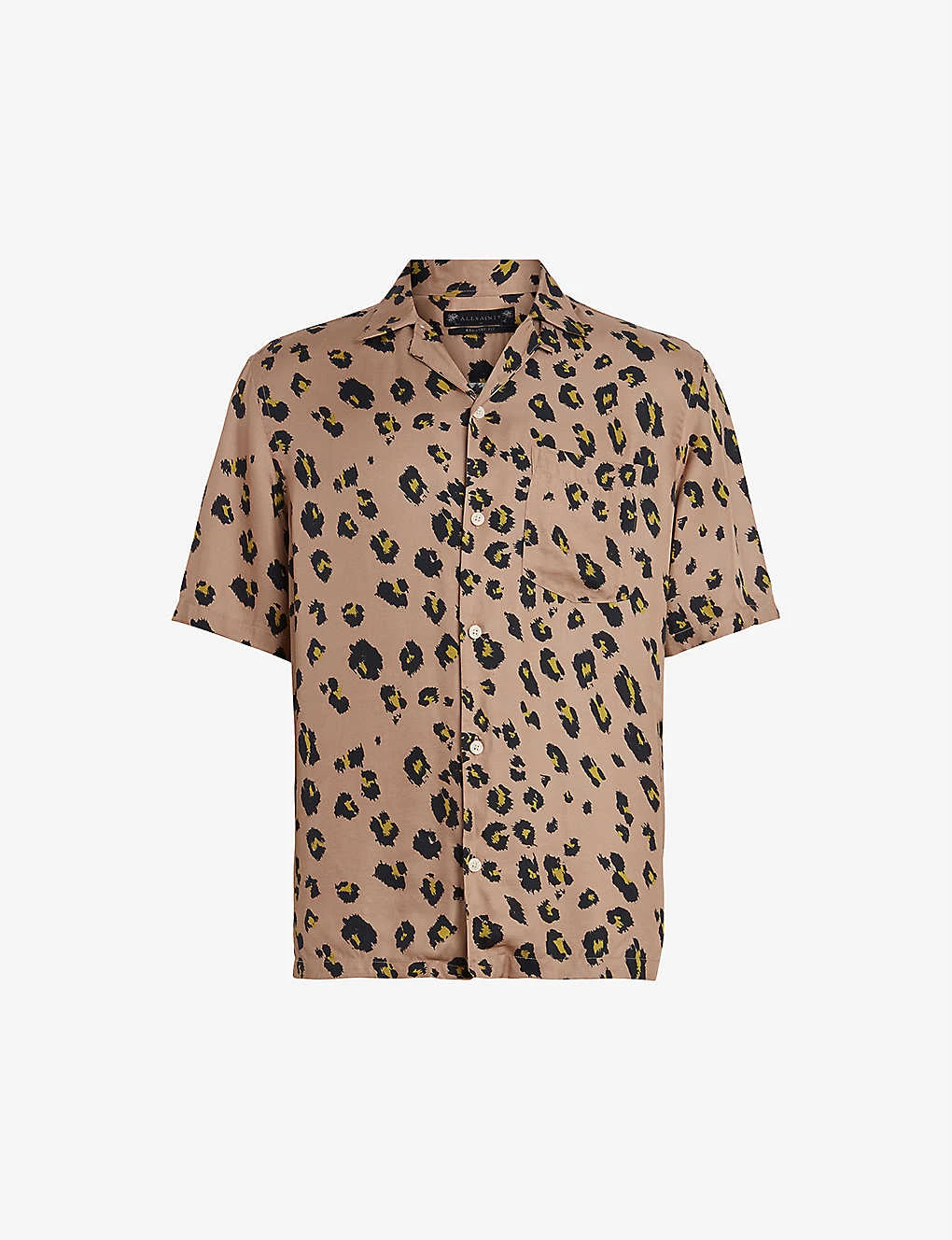 AllSaints Manado Leopard-print Woven Shirt 1 AllSaints Manado Leopard-print Woven Shirt