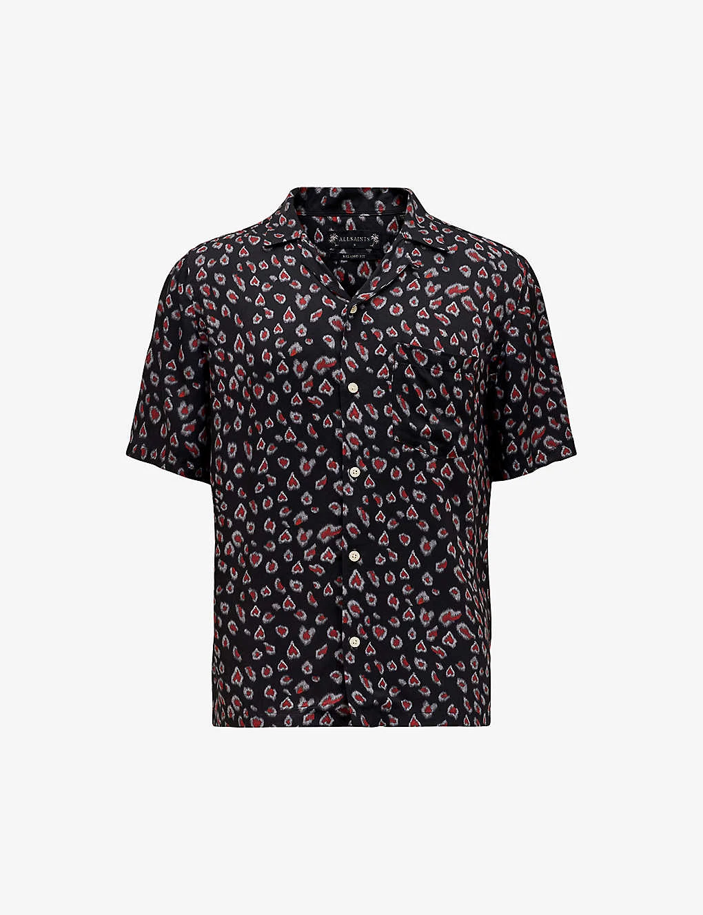 AllSaints Romantik Heart Leopard-print Woven Shirt 1 AllSaints Romantik Heart Leopard-print Woven Shirt
