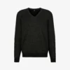 Boss Business Leisure V-neck Wool-blend Jumper