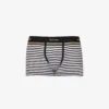PAUL SMITH Diagonal Striped Stretch-cotton Trunks