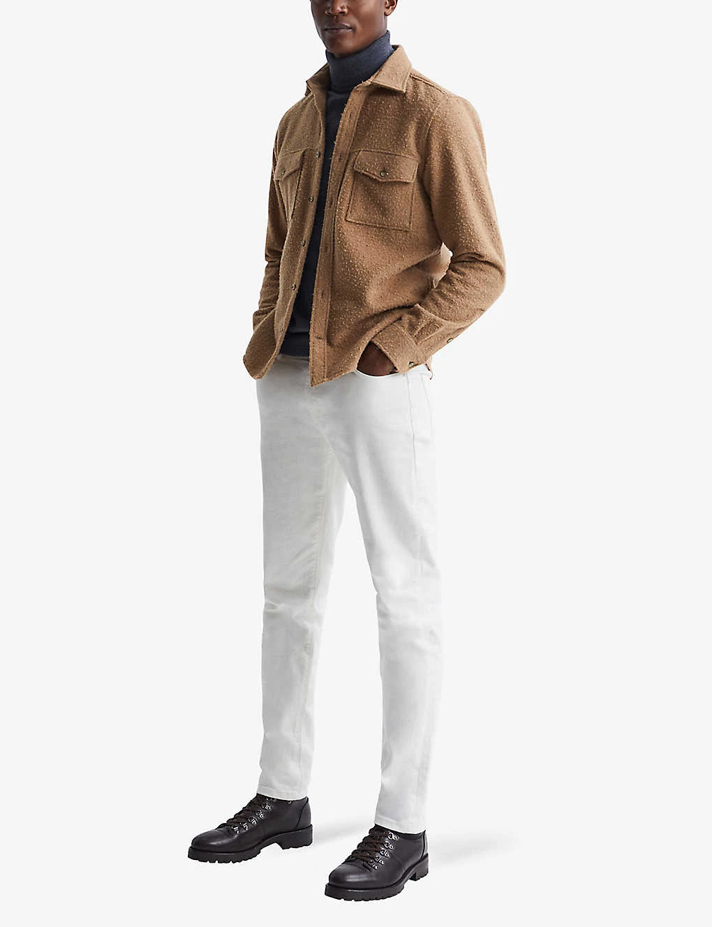 Reiss Kiss Twin-pocket Woven Overshirt 2 Reiss Kiss Twin-pocket Woven Overshirt - Image 2