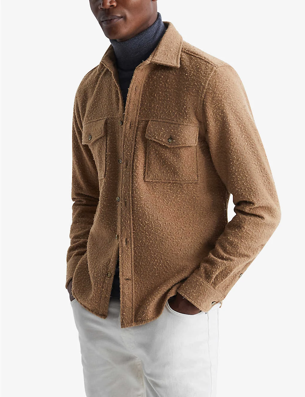 Reiss Kiss Twin-pocket Woven Overshirt 3 Reiss Kiss Twin-pocket Woven Overshirt - Image 3