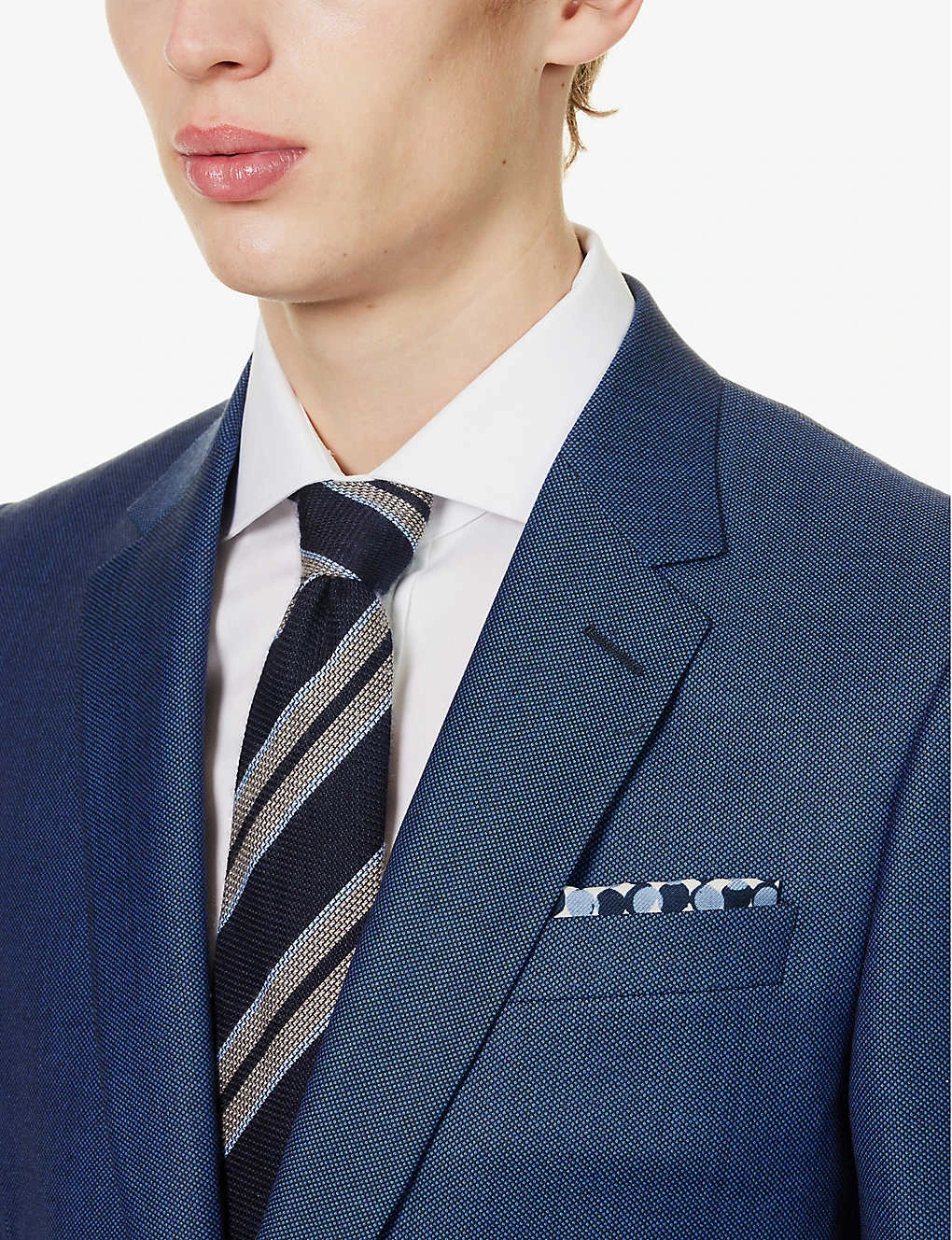PAUL SMITH Birdseye-pattern Soho-fit Wool Suit 5 PAUL SMITH Birdseye-pattern Soho-fit Wool Suit - Image 5