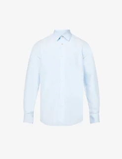 PAUL SMITH Tailored-fit Cotton-poplin Shirt