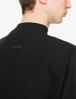 Fear Of God Eternal Brand-print Relaxed-fit Cotton-jersey T-shirt 9 Fear Of God Eternal Brand-print Relaxed-fit Cotton-jersey T-shirt -Falkeis Store R04075923 BLACK ALT04