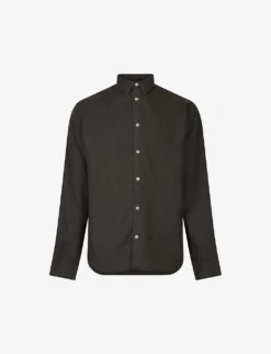 AllSaints Cypress Relaxed-fit Linen Shirt