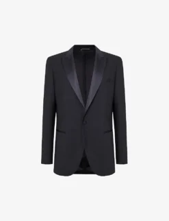 Reiss Poker Single-breasted Slim-fit Stretch-wool Blend Suit Jacket