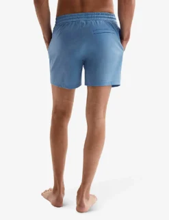 Reiss Beach Elasticated-waist Stretch-woven Swim Shorts -Falkeis Store R04080318 ROYALBLUE ALT03