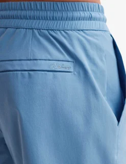 Reiss Beach Elasticated-waist Stretch-woven Swim Shorts -Falkeis Store R04080318 ROYALBLUE ALT05