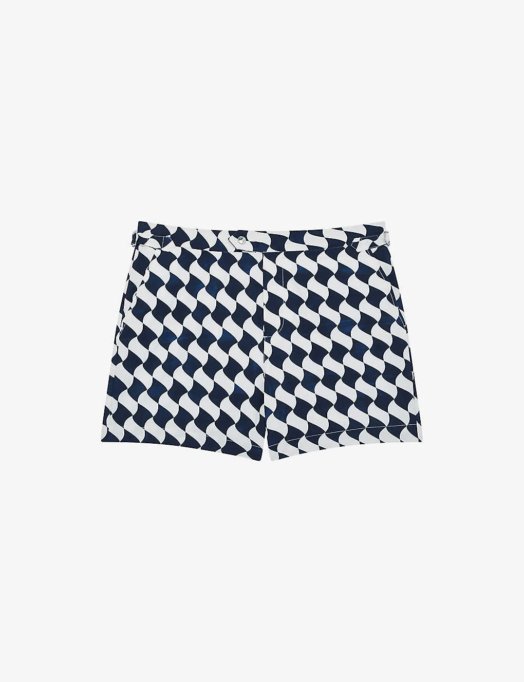 Reiss Santorini Recycled Polyester-blend Swim Shorts 1 Reiss Santorini Recycled Polyester-blend Swim Shorts