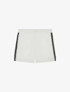 Reiss Jesse Elasticated-waist Side-stripe Stretch-woven Swim Shorts