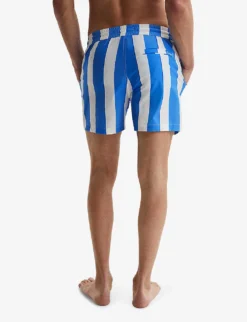 Reiss Ocean Recycled Polyester-blend Swim Shorts -Falkeis Store R04080327 OCEANBLUEWHIT ALT03