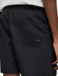 AllSaints Logo-print Swim Shorts -Falkeis Store R04081346 JETBLACK ALT05