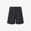 AllSaints Emotive Smiley-print Recycled Polyamide Swim Shorts