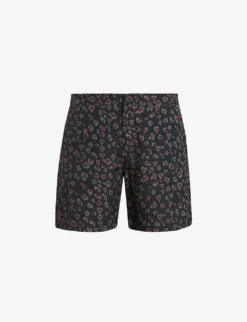 AllSaints Romantik Leopard-print Recycled-polyamide Swim Trunks