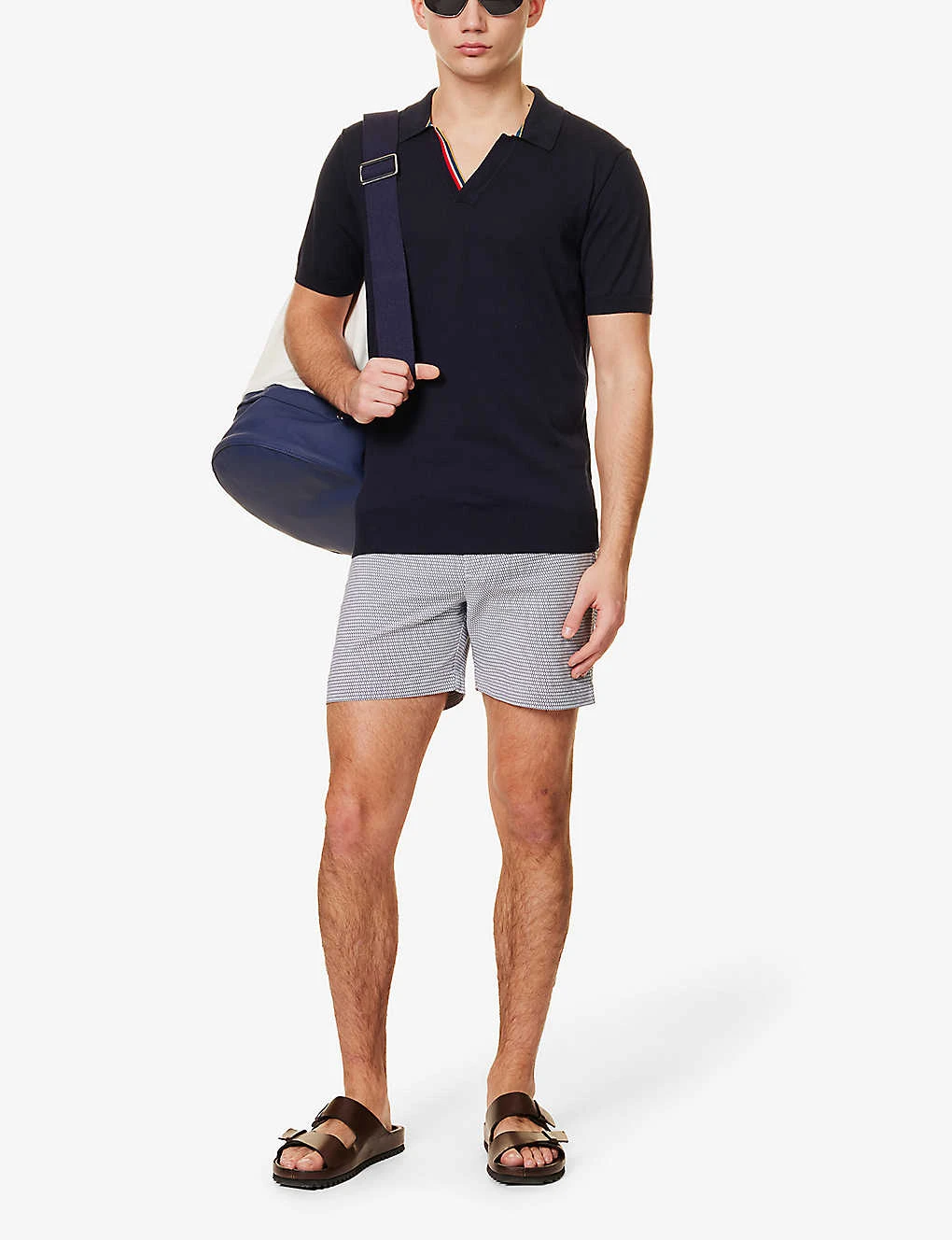 ORLEBAR BROWN Bulldog Geometric-print Mid-rise Swim Shorts 2 ORLEBAR BROWN Bulldog Geometric-print Mid-rise Swim Shorts - Image 2