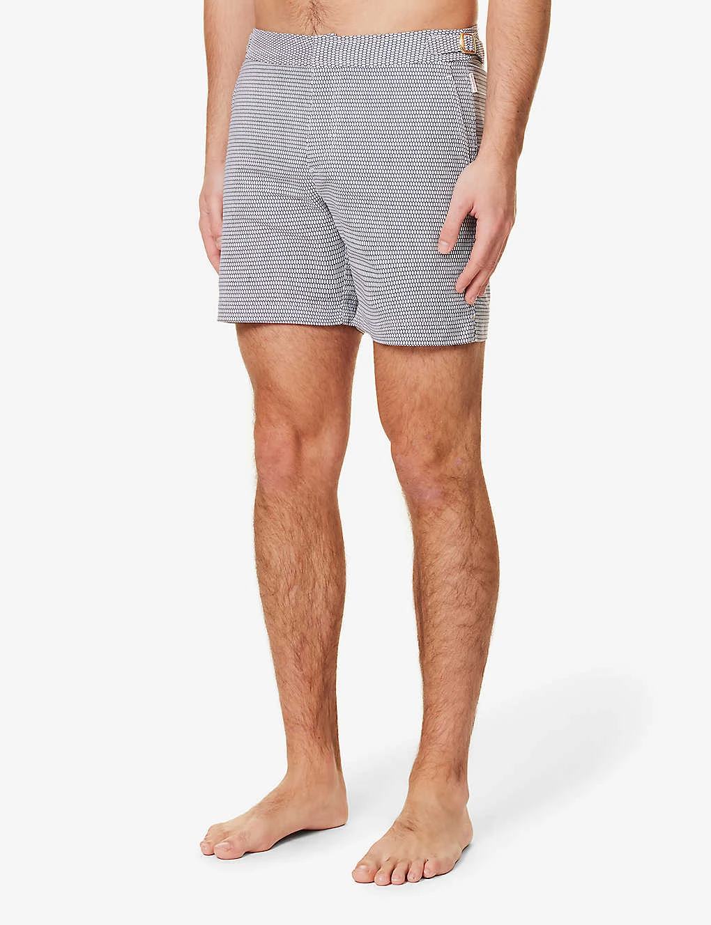 ORLEBAR BROWN Bulldog Geometric-print Mid-rise Swim Shorts 3 ORLEBAR BROWN Bulldog Geometric-print Mid-rise Swim Shorts - Image 3